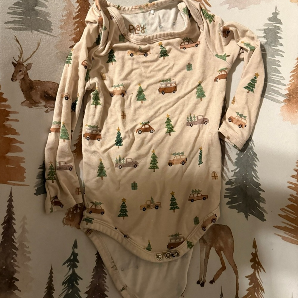 Little Sleepies Play Christmas Onesie